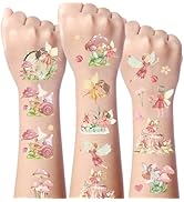 Gameza Fairy Temporary Tattoos - 224+ Fairy Temporary Tattoos for Kids Fairy Party Favors Supplie...
