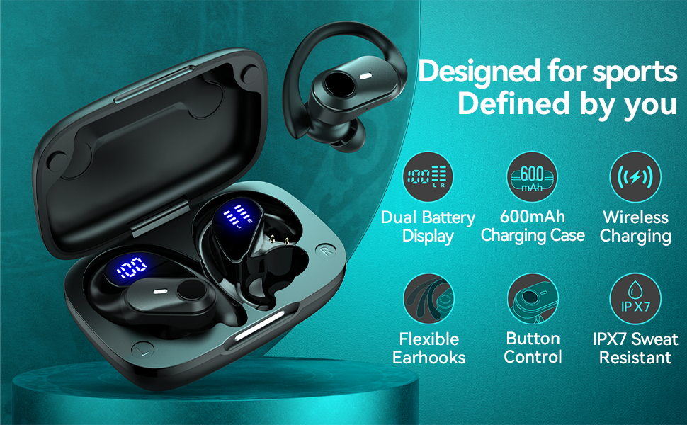 Ear buds designed for spports, defined by you