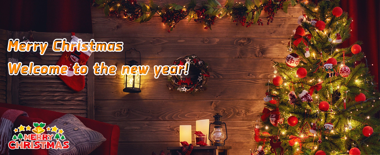 7.5' Artificial Holiday Christmas Tree, Lifelike Green Xmas