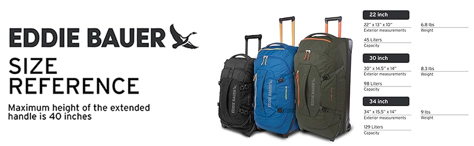 Eddie Bauer キャリーカート 青 EddieBauer エディバウアー キャリーバッグ キャスター付 - メルカリ