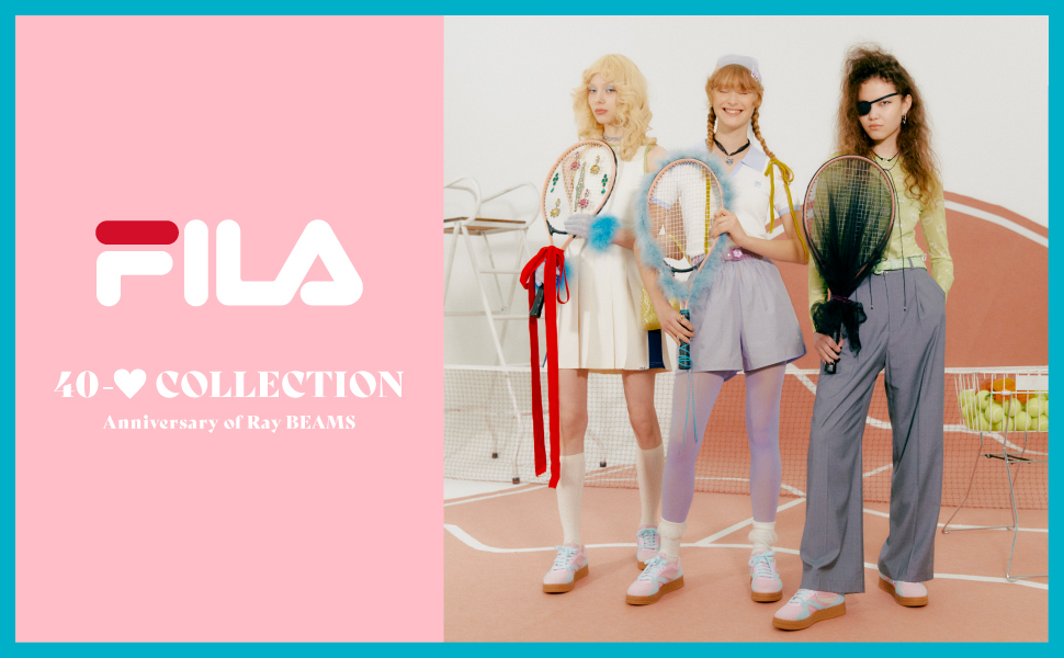 Amazon | [レイビームス] シューズ(レザー以外) FILA 別注 COURT