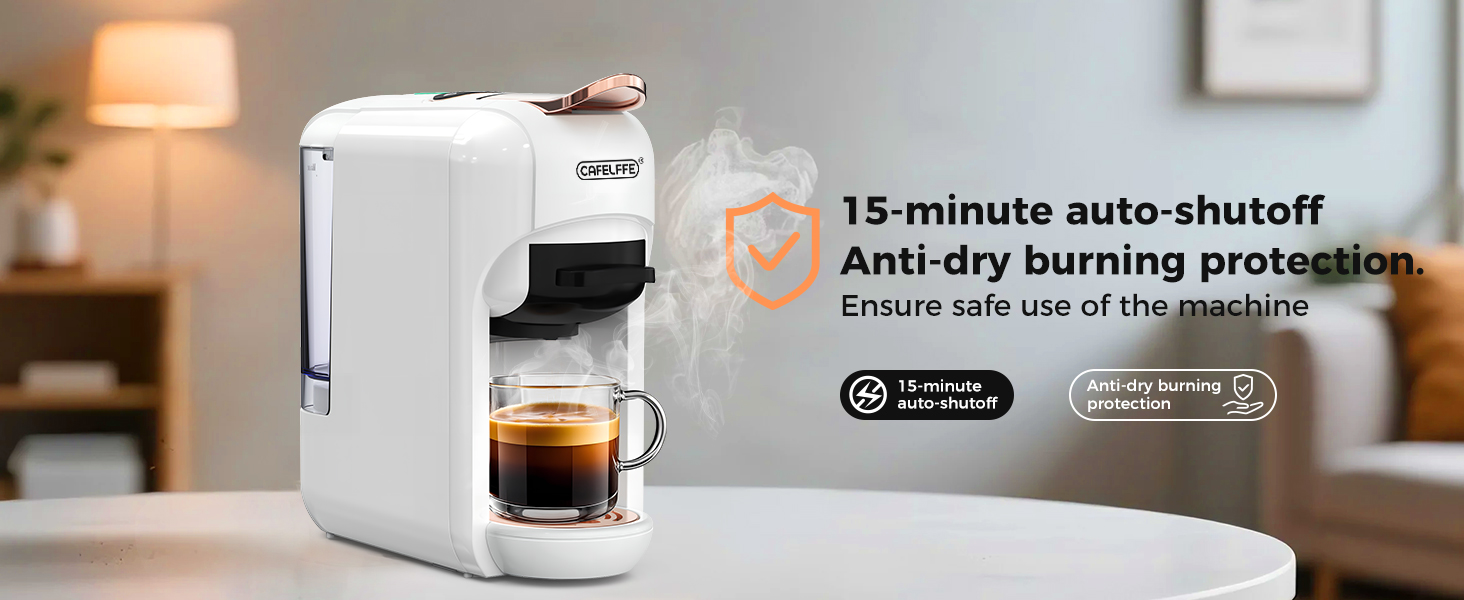 15 minutes auto shutoff