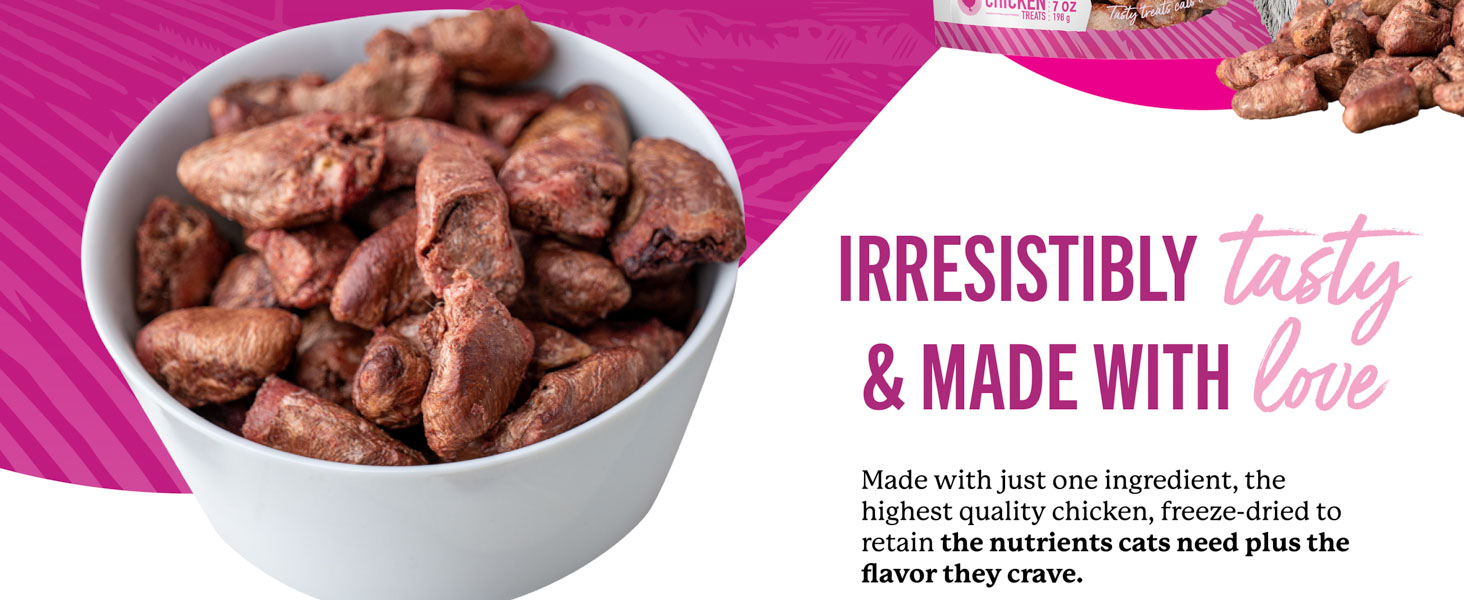 tasty chicken hearts treats for cats naturally made