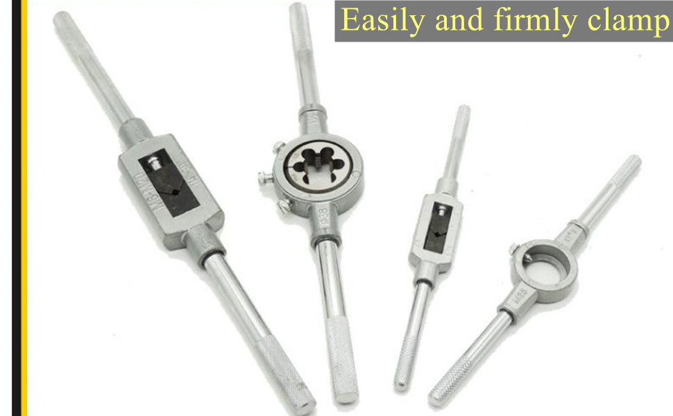 Die and Tap Set,110 pcs Metric Taps Dies Screw Nut Thread Taps Dies