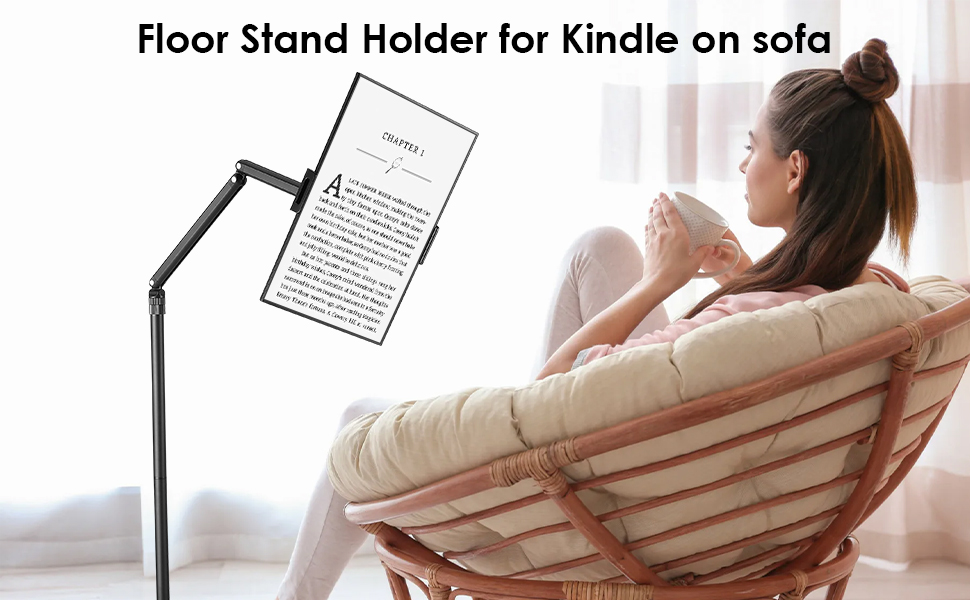 floor stand for kindle reading