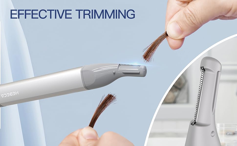 Effective eyebrow trimmer