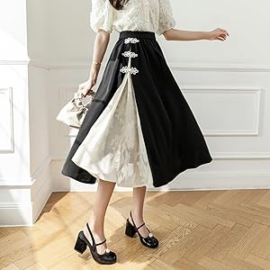 Amazon.co.jp: [TAHALI] スカート レディース ロング丈 ハイ