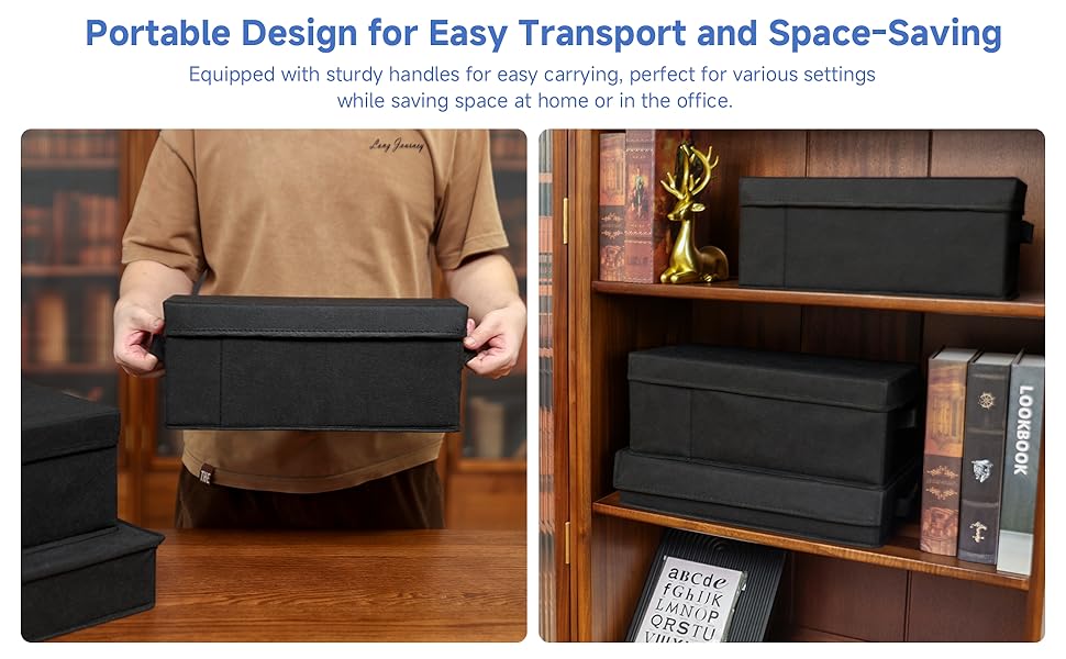 Amazon.com: BOATISLE DVD Storage Box with Handles and Lid