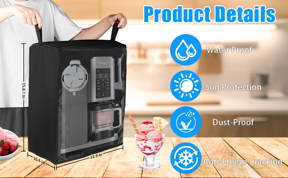 Ice Cream Machine Cover for Ninja NC701