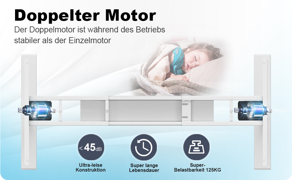 MAIDeSITe HeightAdjustable Desk 120 x 60 cm Height Adjustable