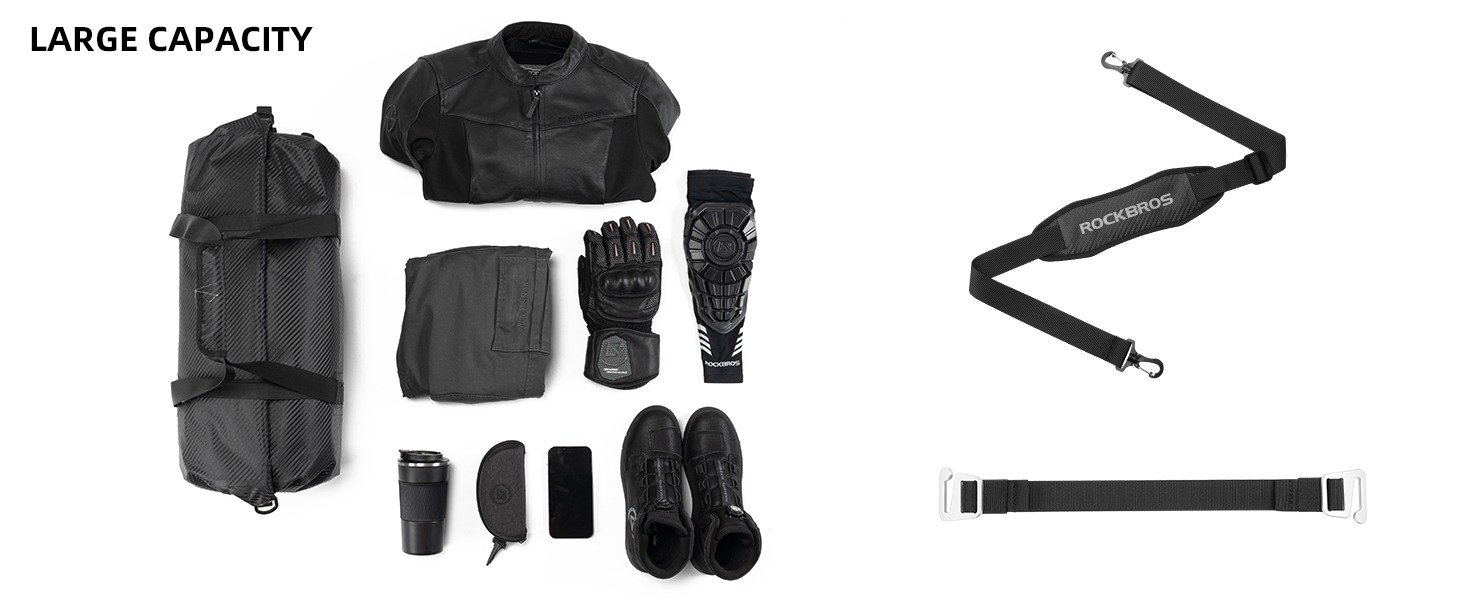 Motorcycle travel dry duffel bag