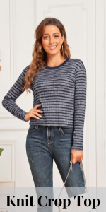 striped long sleeve shirt women