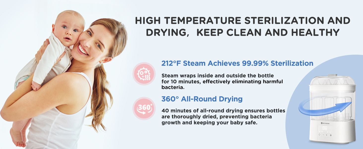Baby Bottle Sterilizer and Dryer