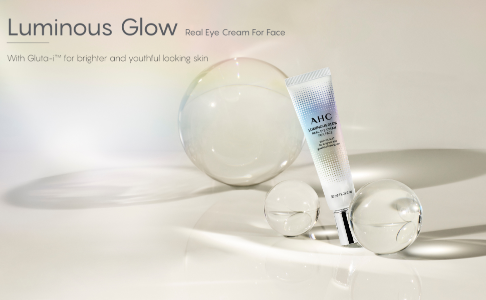 AHC Luminous Glow Real Eye Cream for Face, 30 ml Beauty