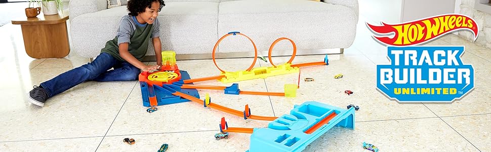 Hot Wheels Track Builder Unlimited Turbowyrzutnia Zestaw