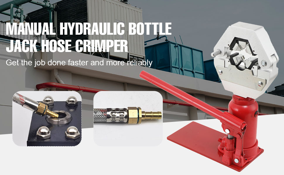 6.5-20mm Manual Hydraulic Hose Crimper Bottle Jack Hose Crimper