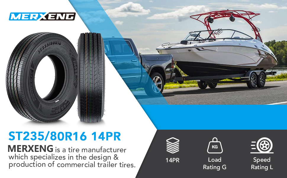 MERXENG Set Of 2 All Terrain Radial Tire, All Season 235