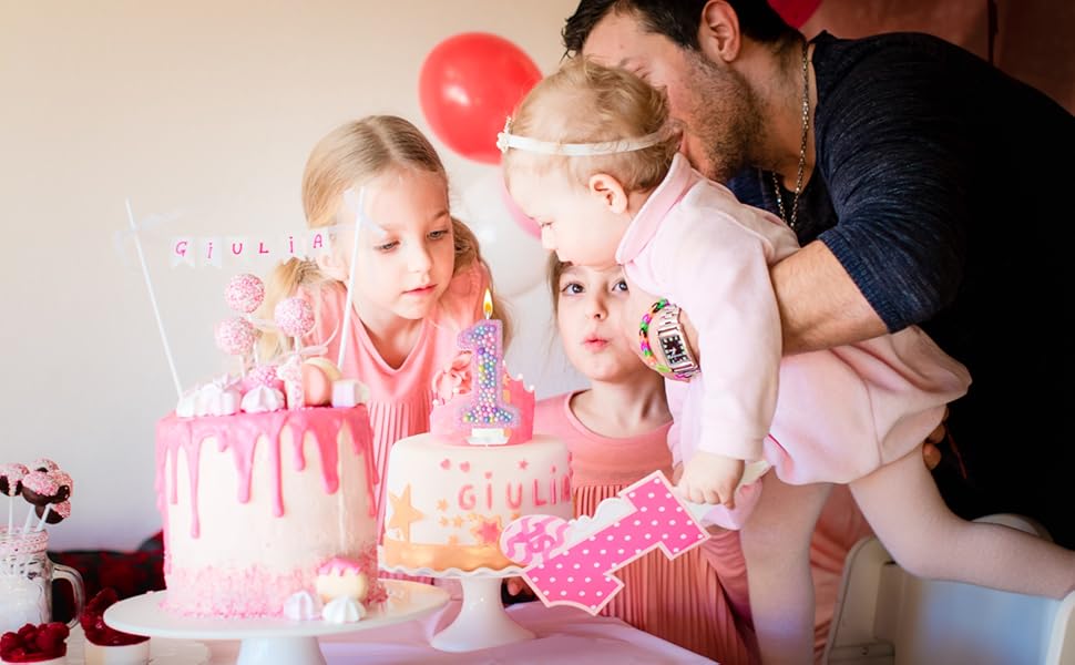 number candle girl  candle for cake girl