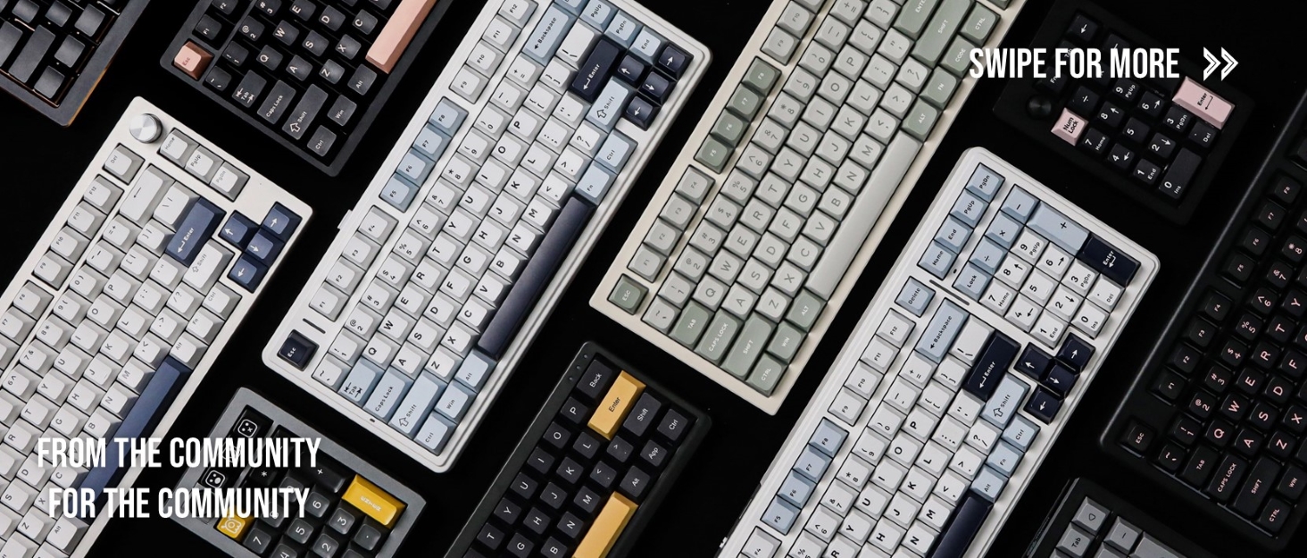 EPOMAKER TH40 40 Layout VIA Mechanical Keyboard, Wireless Gaming