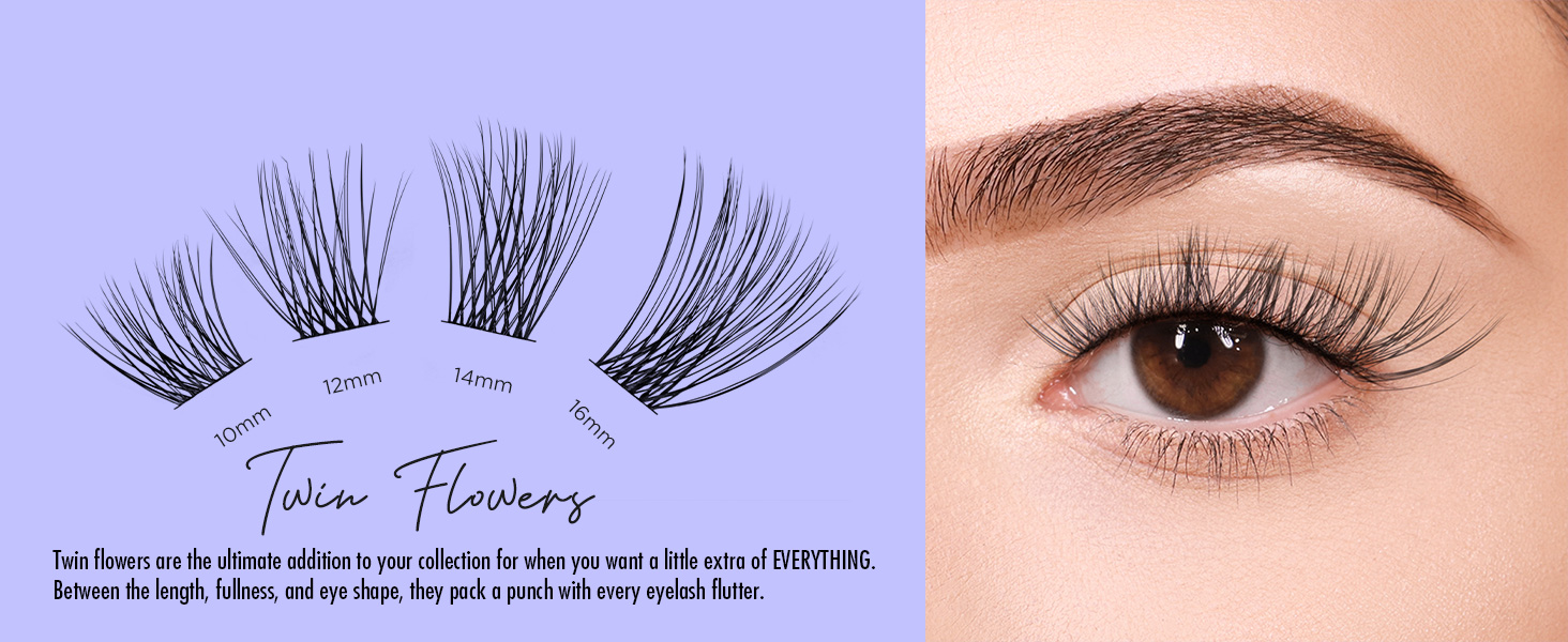 cluster lashes