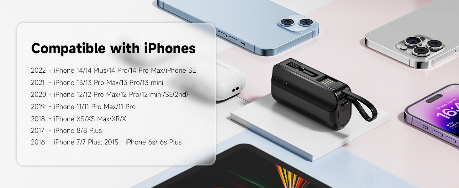 Universal Compatibility iPhone power bank