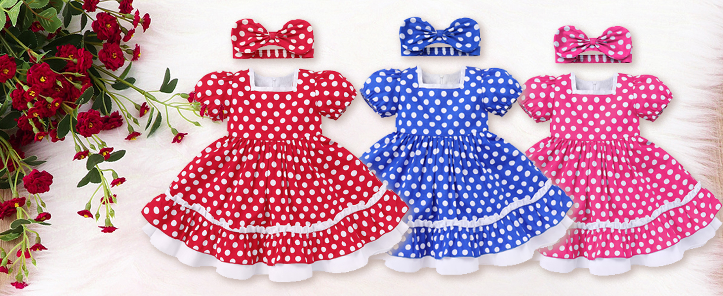 baby polka dot dress