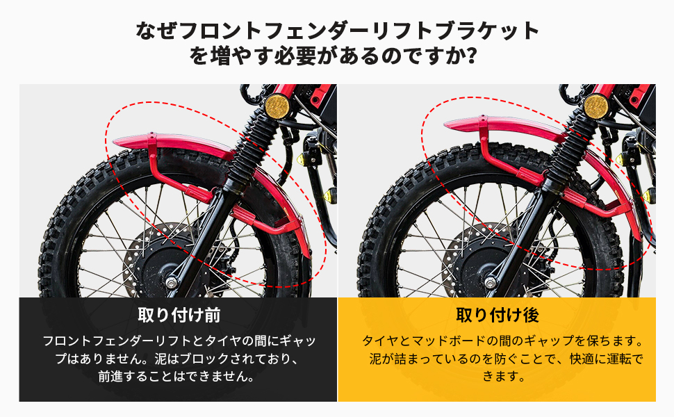 Amazon.co.jp: ALPHA RIDER フロントフェンダーリフトブラケット
