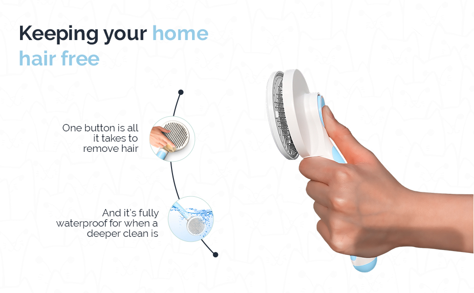 Hepper Deshedding Cat Brush For Shedding Your Cat or Kitten