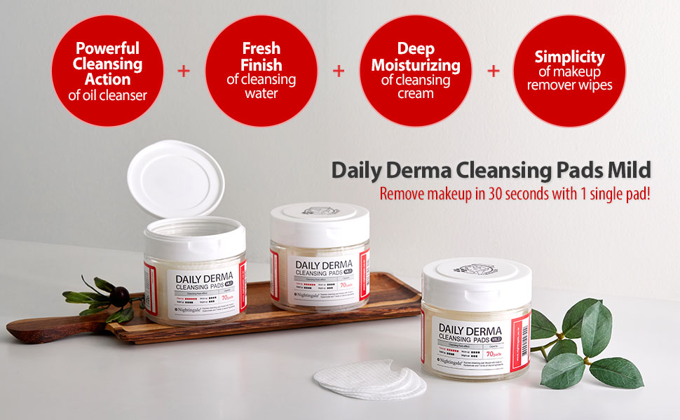 remove makeup in 30 seconds with 1 single pad