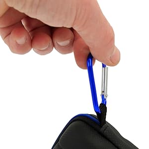 clip on carabiner belt safety portability