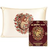 Kitsch x Harry Potter Gryffindor Satin Pillowcase w/Zipper for Hair & Skin - Double-Sided, Softer...