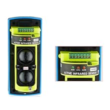 Con Carcasa Azul y Amarillo Neón, Con Zonas de Detección Duales y Tecnología de Infrarrojos.