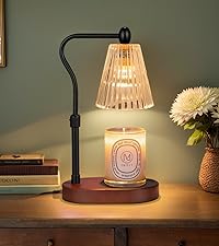 lámpara calentadora de velas con LED