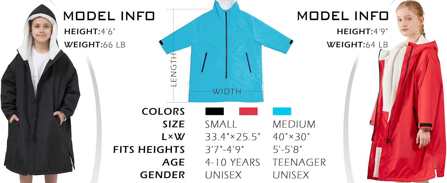 Size Selection for Swim Parka