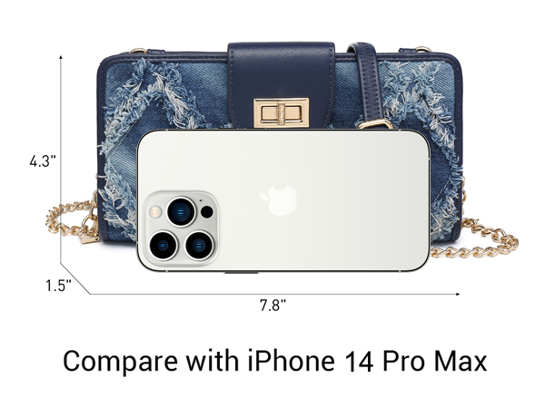 Wallet shoulder bag／silver Women's Wallet bag in mirrored leather | Silver | Diesel