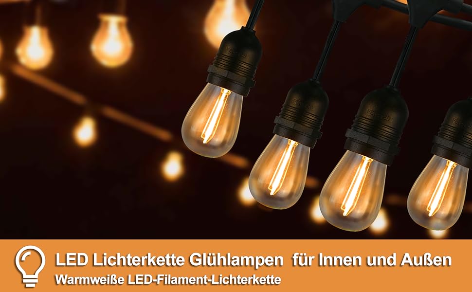 Lichterkette Aussen