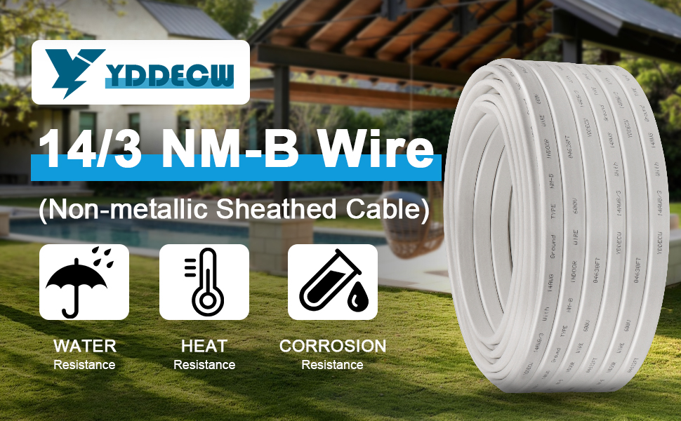 14/3 NM-B Wire with Ground