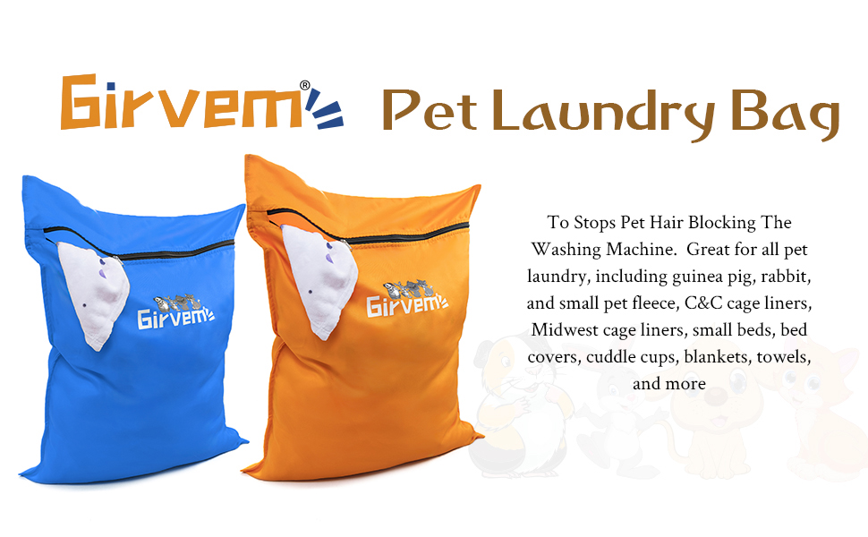 Pet Laundry Bag to Stops Pet Hair Blocking The Washing