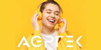 AGPTEK MP3 GIALLO