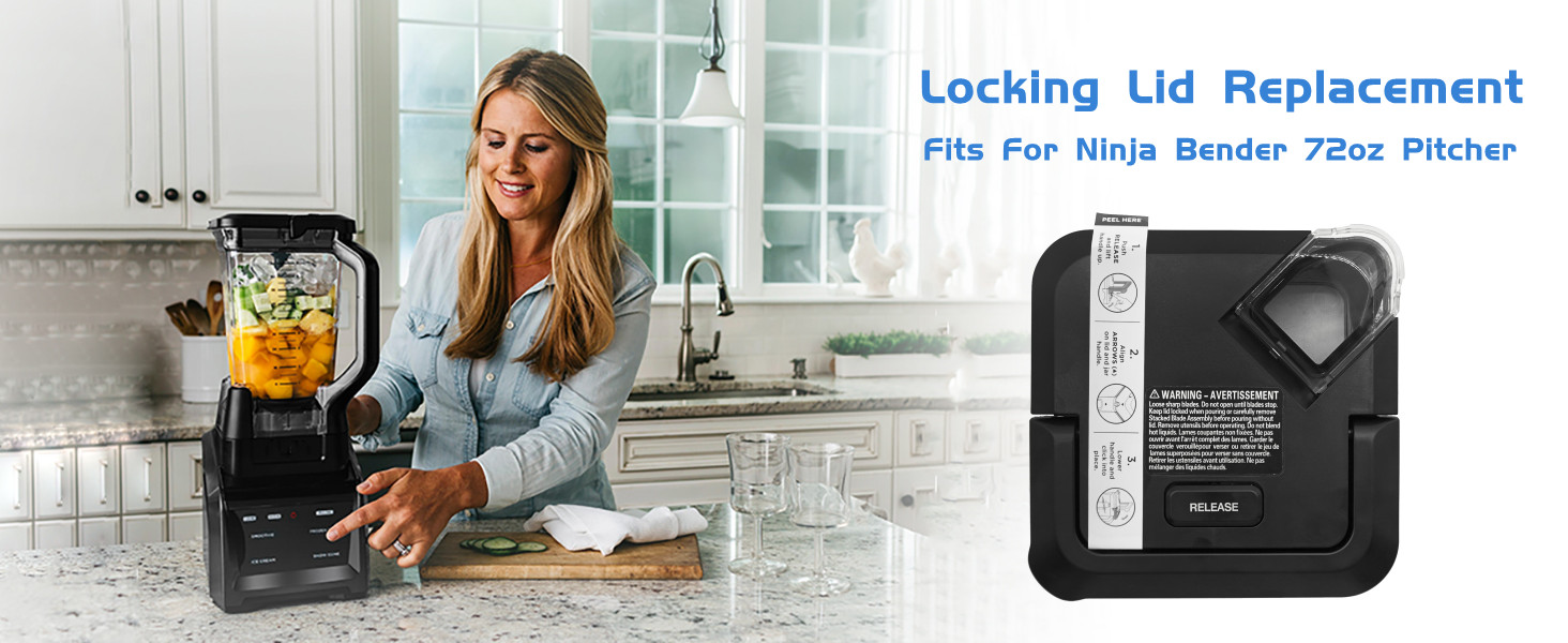 Locking Lid Replacement For Ninja Blender,72oz Blender