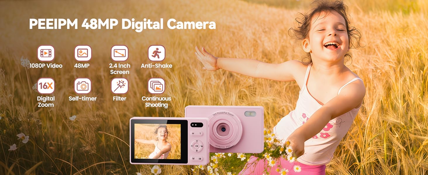 Digital Camera for Kids Photography
