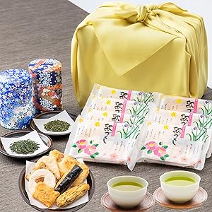 Amazon | 川本屋茶舗 敬老の日 高級日本茶 2種 富山米100%使用