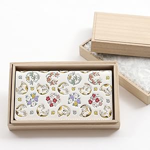 未使用　浅草文庫　スマホケース　八重桜 スマートフォンを美しく彩る、春爛漫の文庫革ケース「浅草文庫