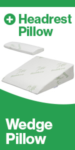 Wedge Pillow + Headrest