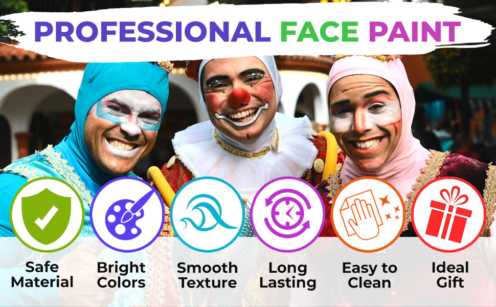 Face Painting Kit for Kids Party OOKU 12 Colors Rainbow