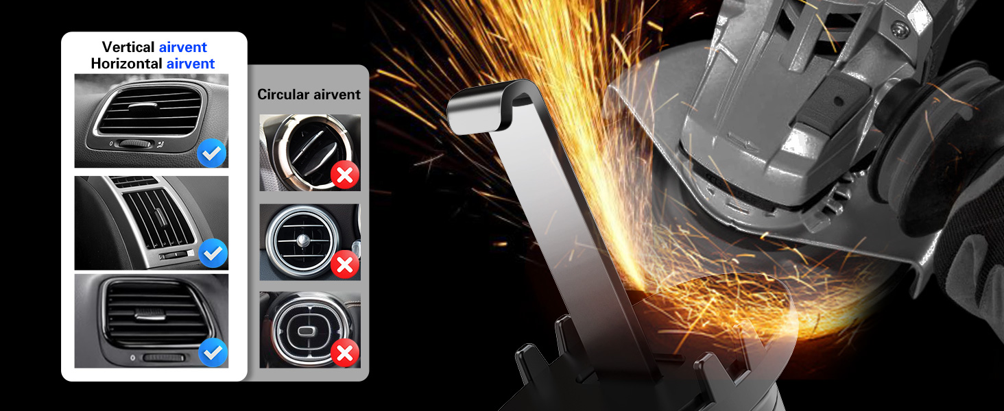 vehicle magnetic phone holder