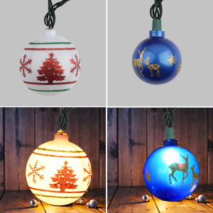 Christmas ball lights