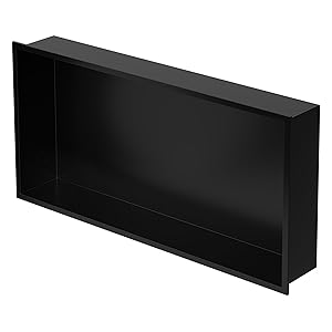 LuxeBath wandnis roestvrij staal doucheplank inbouwplank doucheplank enkele plank opslag badkamer