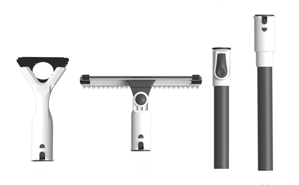 47" Ice Scrapers for Car Windshield, 2 in 1 Snow Brush for Car and Ice Scraper