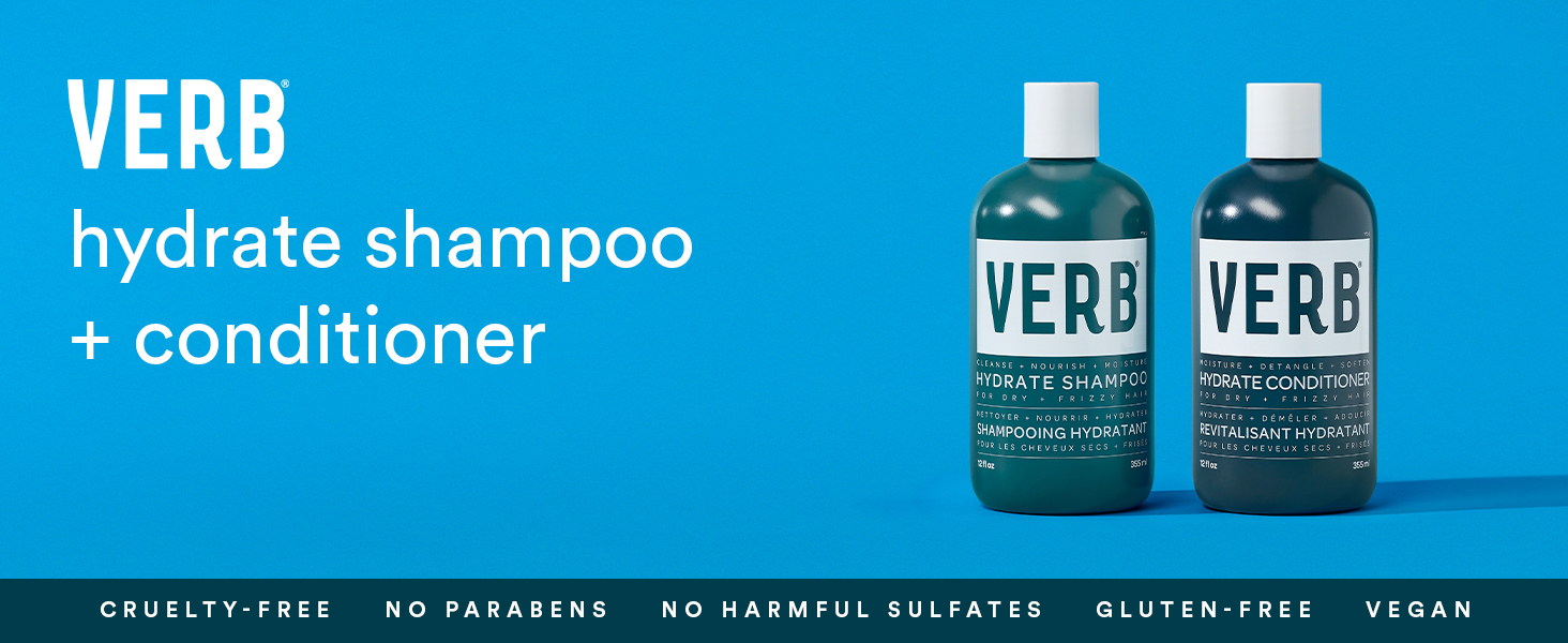 hydrate shampoo and conditioner duo bottles
